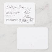 Big Bird Baby Book Request Insert Plaatskaartje (Voorkant / Achterkant)