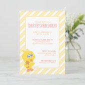Big Bird Baby shower Invite Kaart (Staand voorkant)