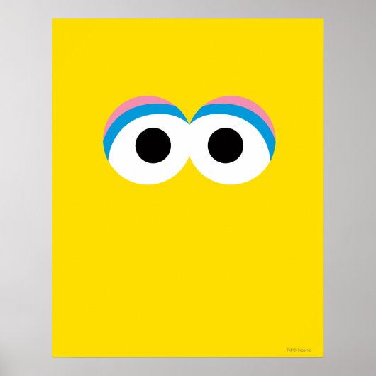 Big Bird Big Face Poster (Voorkant)