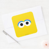 Big Bird Big Face Vierkante Sticker (Envelop)