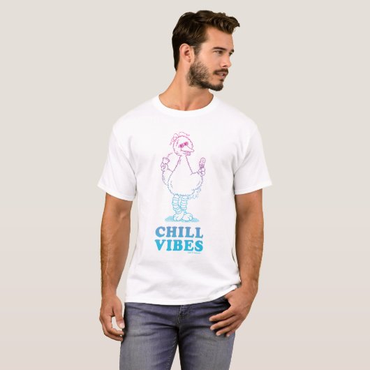 Big Bird | Chill Vibes T-shirt (Voorkant volledig)