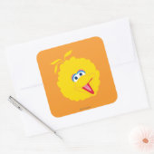 Big Bird Face Vierkante Sticker (Envelop)