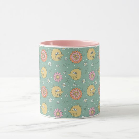 Big Bird | Good Vibes Floral Pattern Mok (Midden)