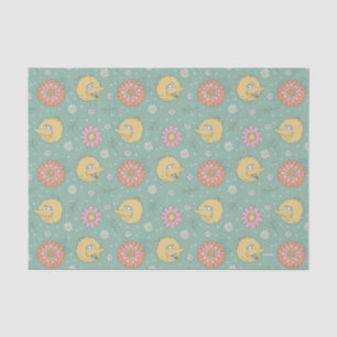 Big Bird Good Vibes Floral Pattern Tissuepapier
