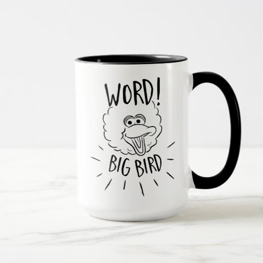 Big Bird Schaats Logo - Word! Big Bird Mok (Rechts)