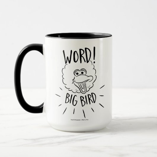 Big Bird Schaats Logo - Word! Big Bird Mok (Links)