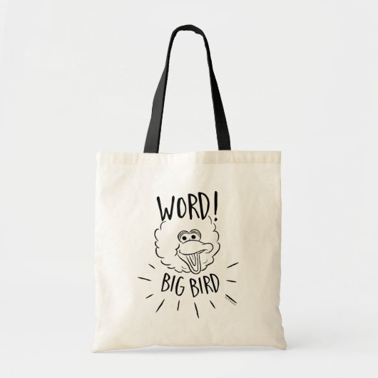 Big Bird Schaats Logo - Word! Big Bird Tote Bag (Voorkant)