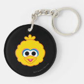 Big Bird Smiling Face Sleutelhanger (Achterkant)