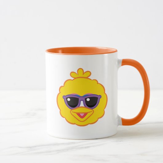 Big Bird Smilling Face met zonnebril Mok (Rechts)