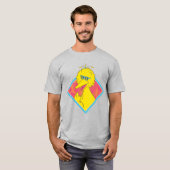 Big Bird | Tropische badge 2 T-shirt (Voorkant volledig)