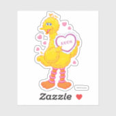Big Bird Valentijn Sticker (Vel)