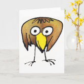 Big Birdie Carte pour notes (Fleur jaune)