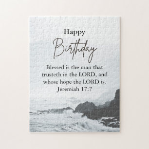 Big Birthday Dad Serene Ocean Schriftuurlijke teks Legpuzzel