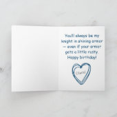 Big Birthday Hug Aangepaste Verjaardag Kaart voor  (Binnen)