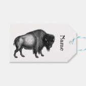 Big Bison Buffalo Thunder_Cove Cadeaulabel (Voorkant (Horizontaal))