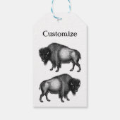 Big Bison Buffalo Thunder_Cove Cadeaulabel (Achterkant)