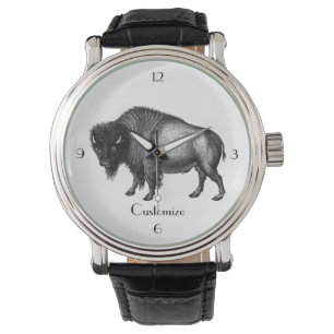 Big Bison Buffalo Thunder_Cove  Horloge