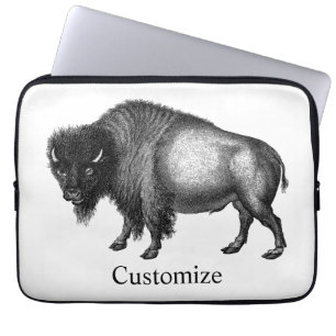 Big Bison Buffalo Thunder_Cove Laptop Sleeve