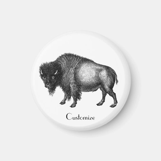 Big Bison Buffalo Thunder_Cove Magneet (Voorkant)