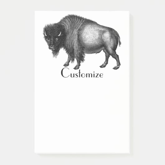 Big Bison Buffalo Thunder_Cove Post-it® Notes (Voorkant)