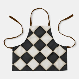 Big Black & Antiek White Diamonds Small Schort