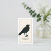 Big Black Crow-Visitekaartje Visitekaartje (Staand voorkant)