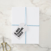 Big Black Dank je Cadeaulabel (Met Touw)