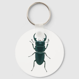 Big Black Dung Beetle Sleutelhanger