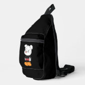 Big black-eared mouse sling bag (Rechterhoek)
