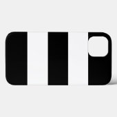 Big Black en White Stripes Case-Mate iPhone Case (Achterkant (horizontaal))