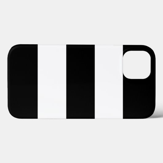 Big Black en White Stripes Case-Mate iPhone Case (Achterkant (horizontaal))
