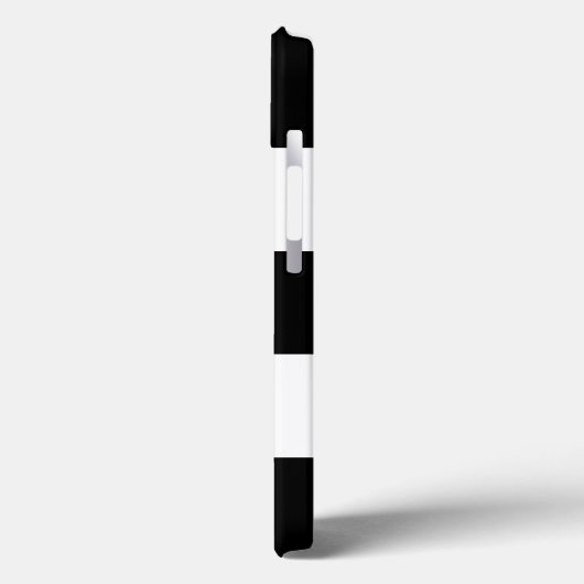 Big Black en White Stripes Case-Mate iPhone Case (Achterkant / Links)