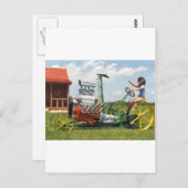 Big Block Lawn Mower Briefkaart (Voorkant / Achterkant)