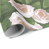 Big Bloom Camellia Charm Cadeaupapier (Rol Hoek)