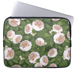 Big Bloom Camellia Charm Laptop Sleeve