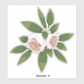 Big Bloom Camellia Charm Sticker (Vel)