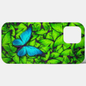 Big Blue Butterfly iPhone | iPhone-Butterfly 13 Case-Mate iPhone Case (Achterkant (horizontaal))