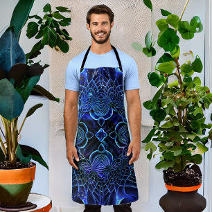 Big Blue Electric Galactic Geometry Schort