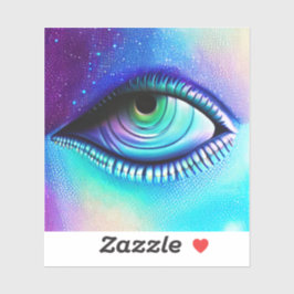 Big blue Eye spooky crepy Sticker