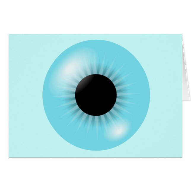 Big Blue Eyeball (Voorkant Horizontaal)