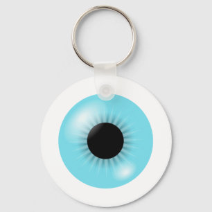 Big Blue Eyeball sleutelhanger