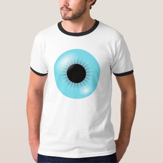 Big Blue Eyeball t-shirt (Voorkant)