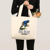 Big Blue Grote Tote Bag (Voorkant (product))