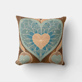 Big Blue Heart | Kussen