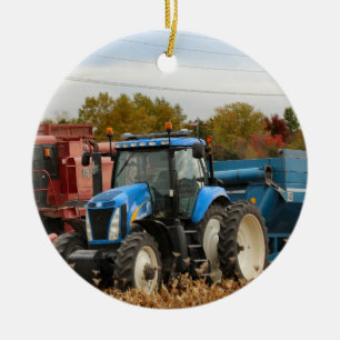 Big Blue Keramisch Ornament
