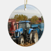 Big Blue Keramisch Ornament (Links)