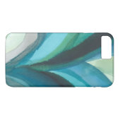 Big Blue Leaf I Case-Mate iPhone Case (Achterkant (Horizontaal))