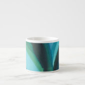 Big Blue Leaf I Espresso Kop (Voorkant)