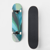 Big Blue Leaf I Skateboard (Voorkant)