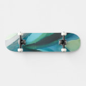 Big Blue Leaf I Skateboard (Horizontaal)